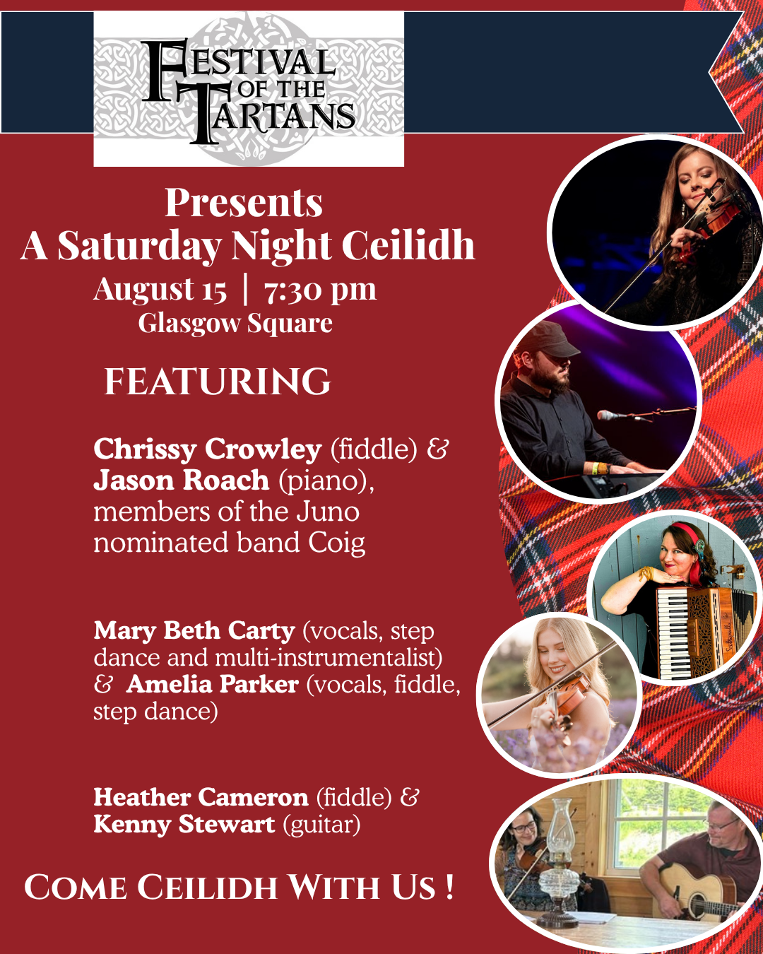 A Saturday Night Ceilidh,  partnership event with the Downtown Market, New Glasgow